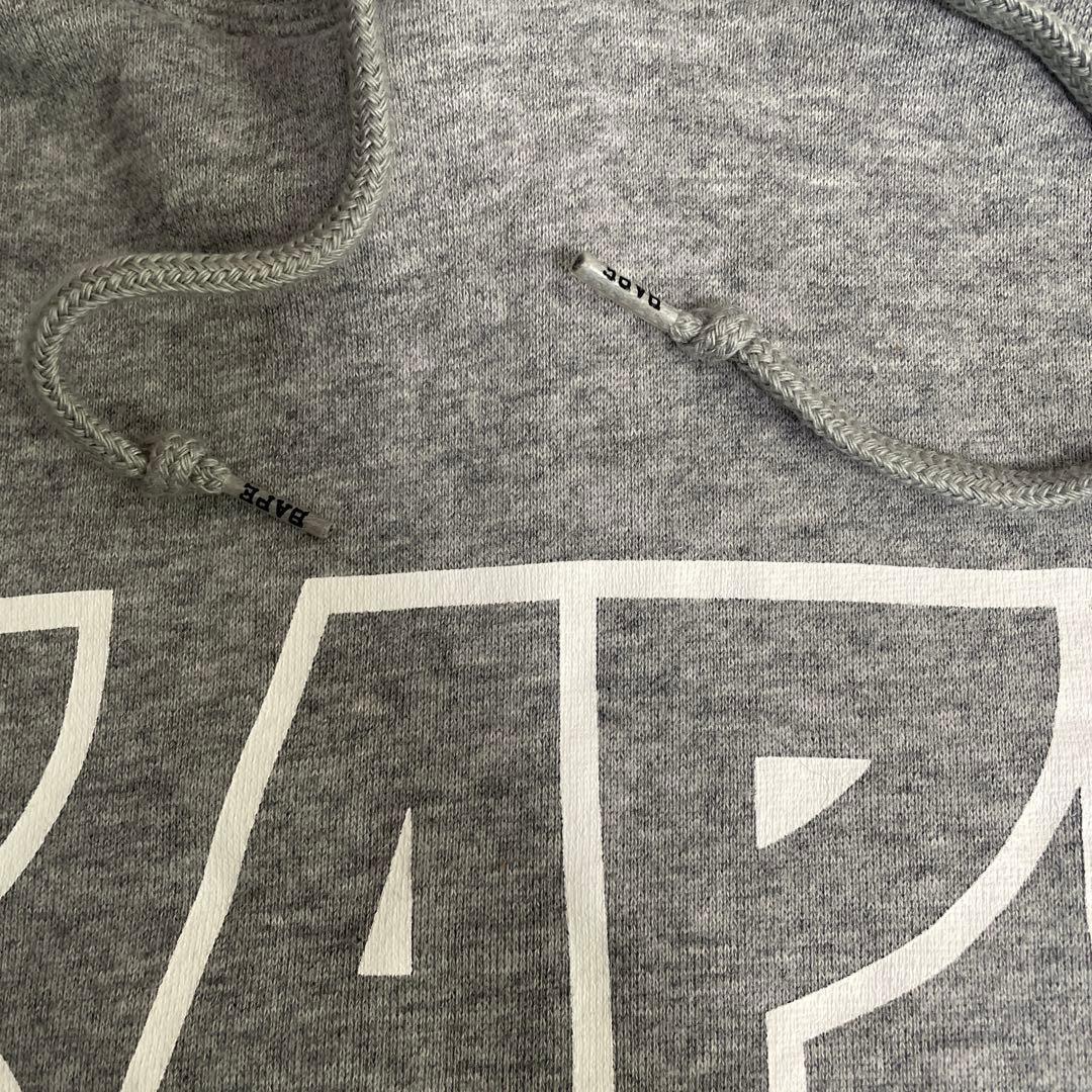 A BATHING APE パーカー バックプリント有り 美品