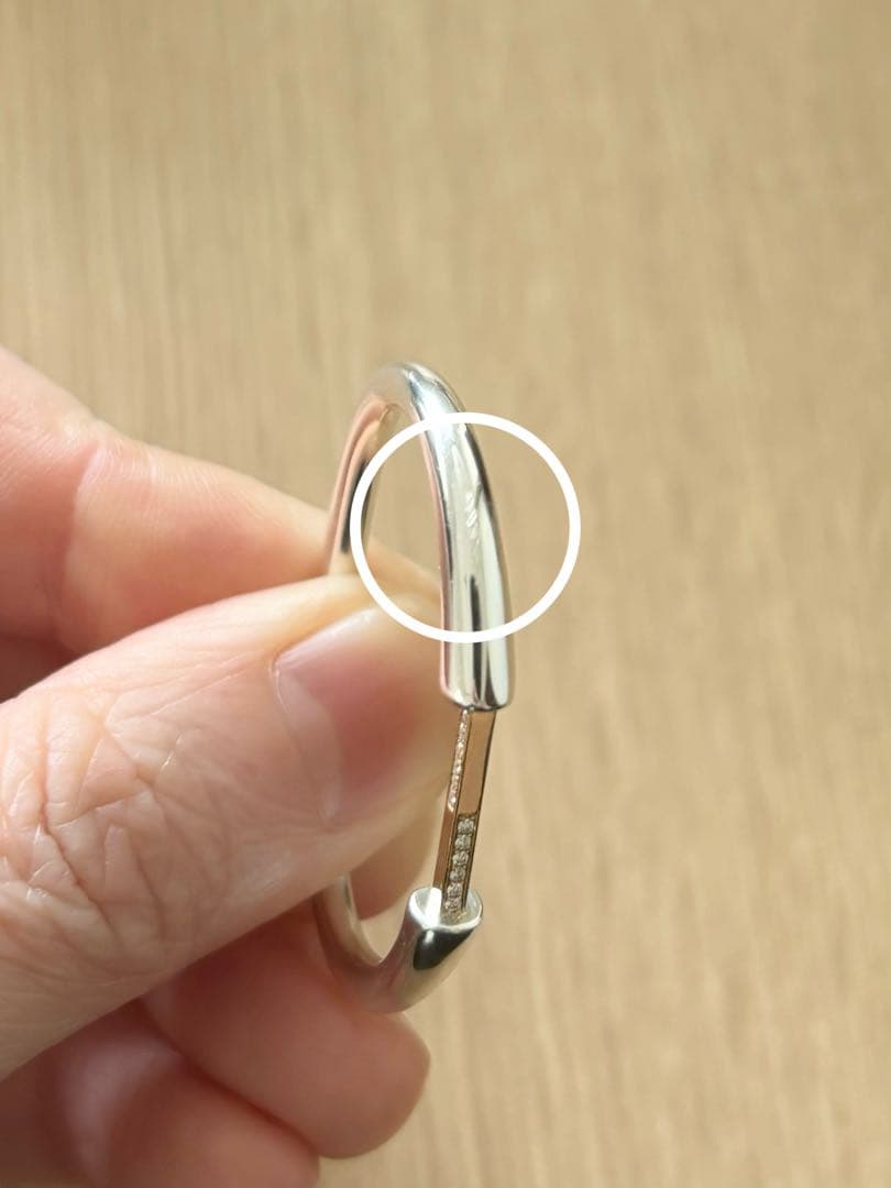 アクセサリー loro front open ring 04 ichimatsu dia