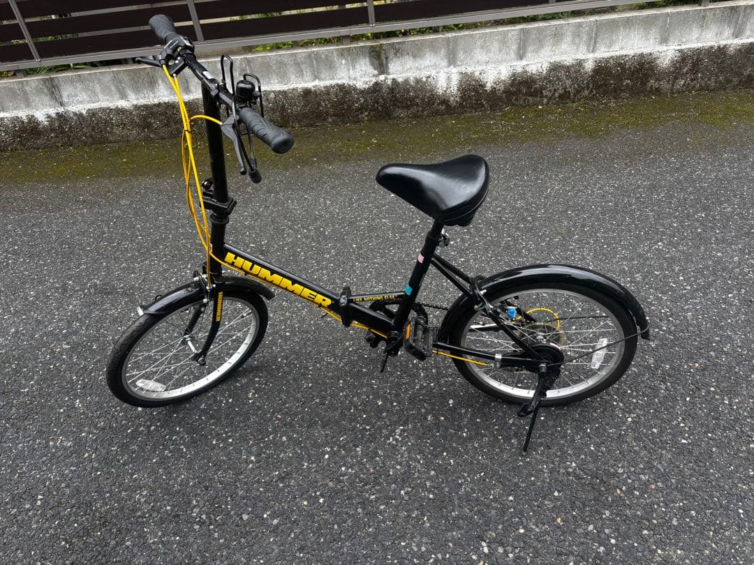 HUMMER 折りたたみ自転車 黒