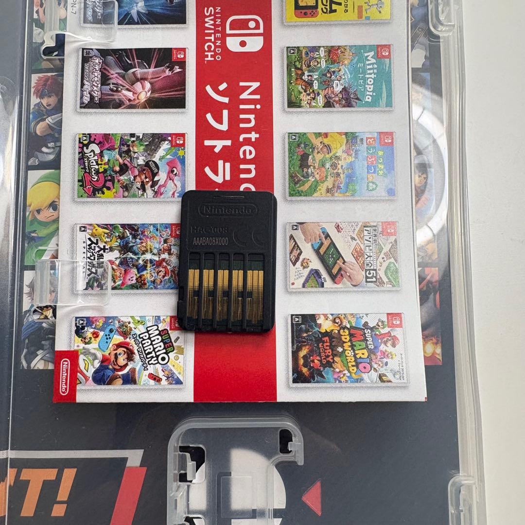 NintendoSwitch ゲームカセット マリオ スマブラ