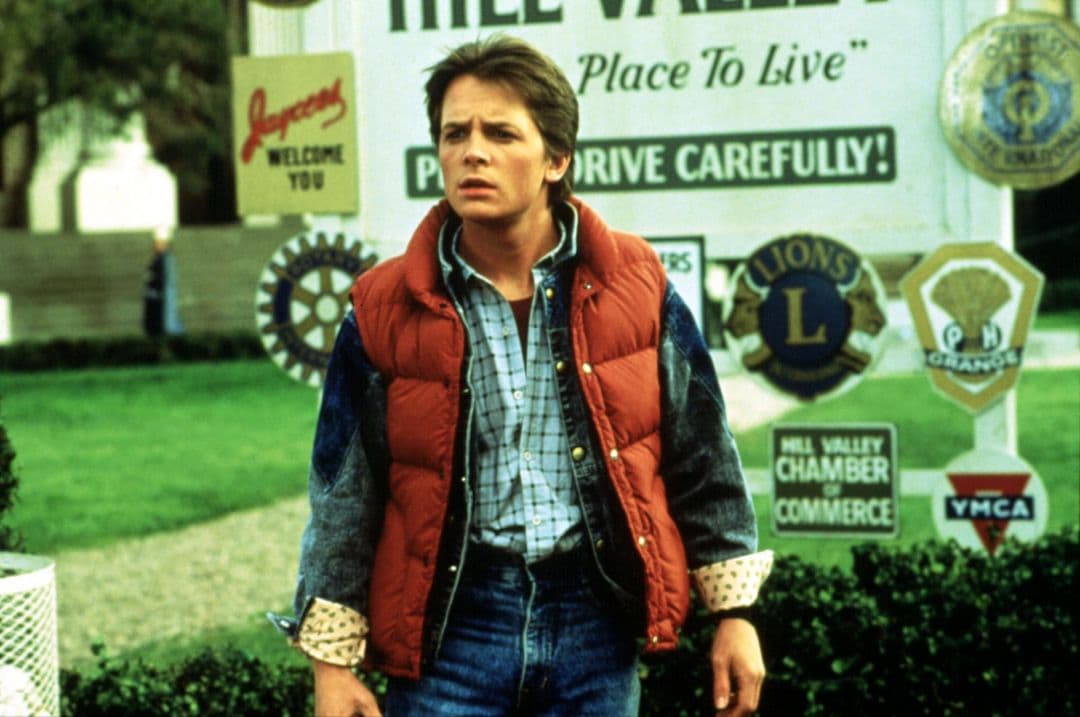 80s guess 映画　バックトゥザフューチャー　マーティーデニムジャケット