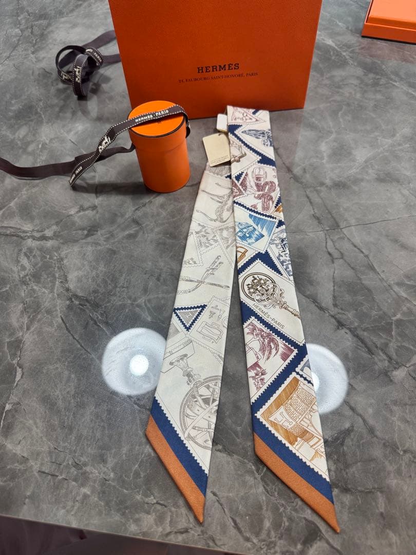 チョコ専用　新品　エルメスツイリー　フォーブルの切手愛好家