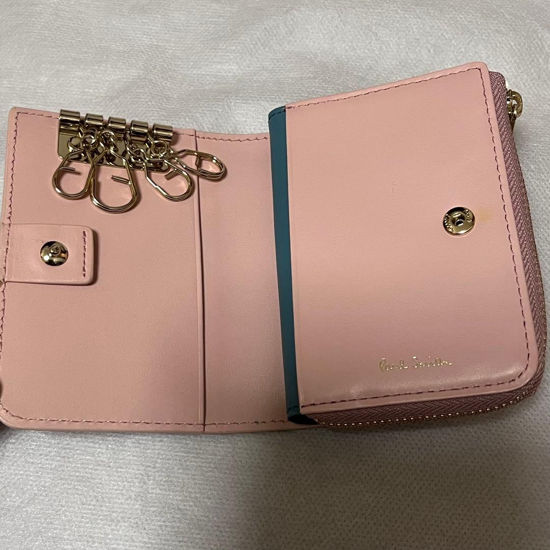 新品　ポールスミス キーケース　ケース　マーケトリーバニー　ウサギ レザー