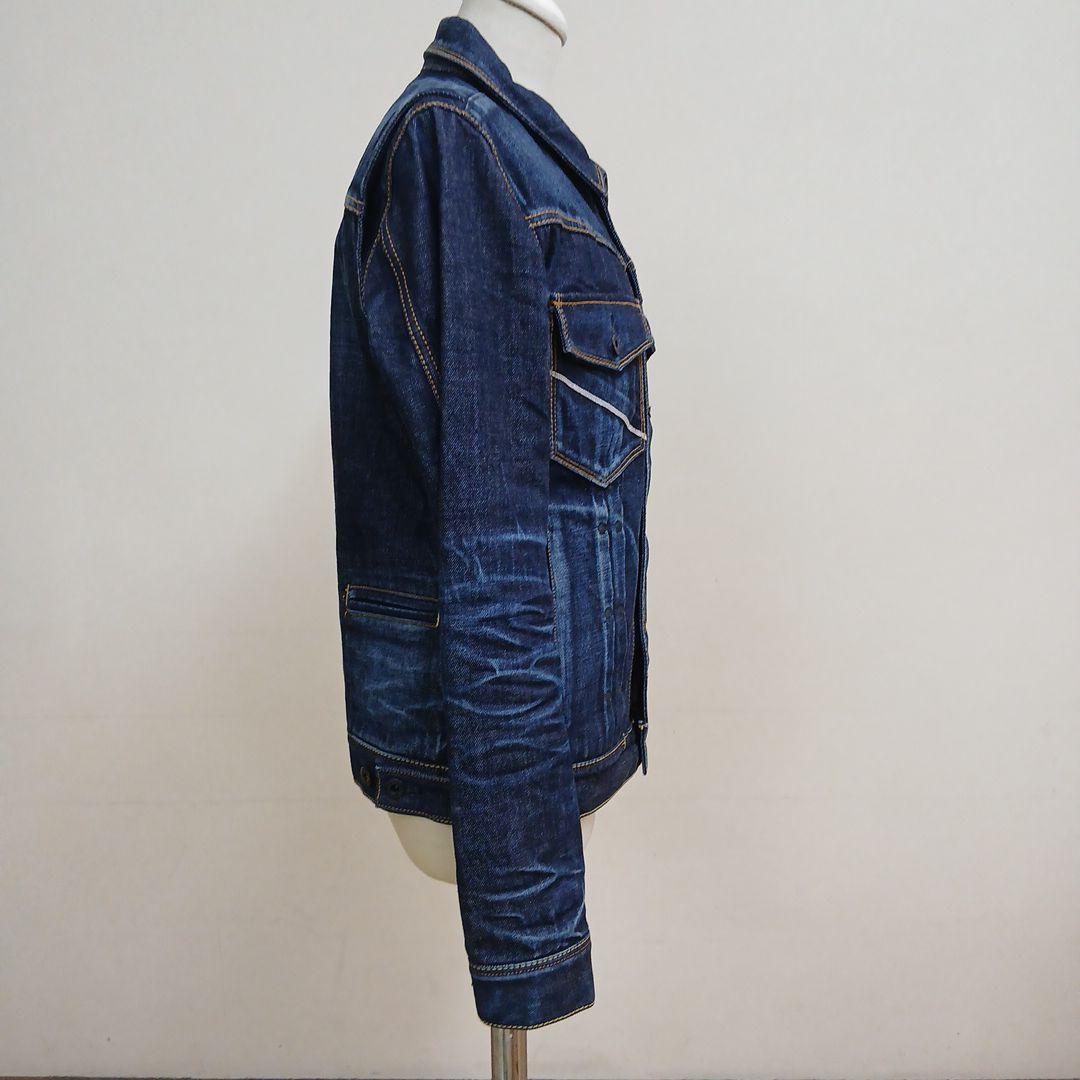 DeeTA インディゴ　セルビッチデニムジャケットMサイズ
