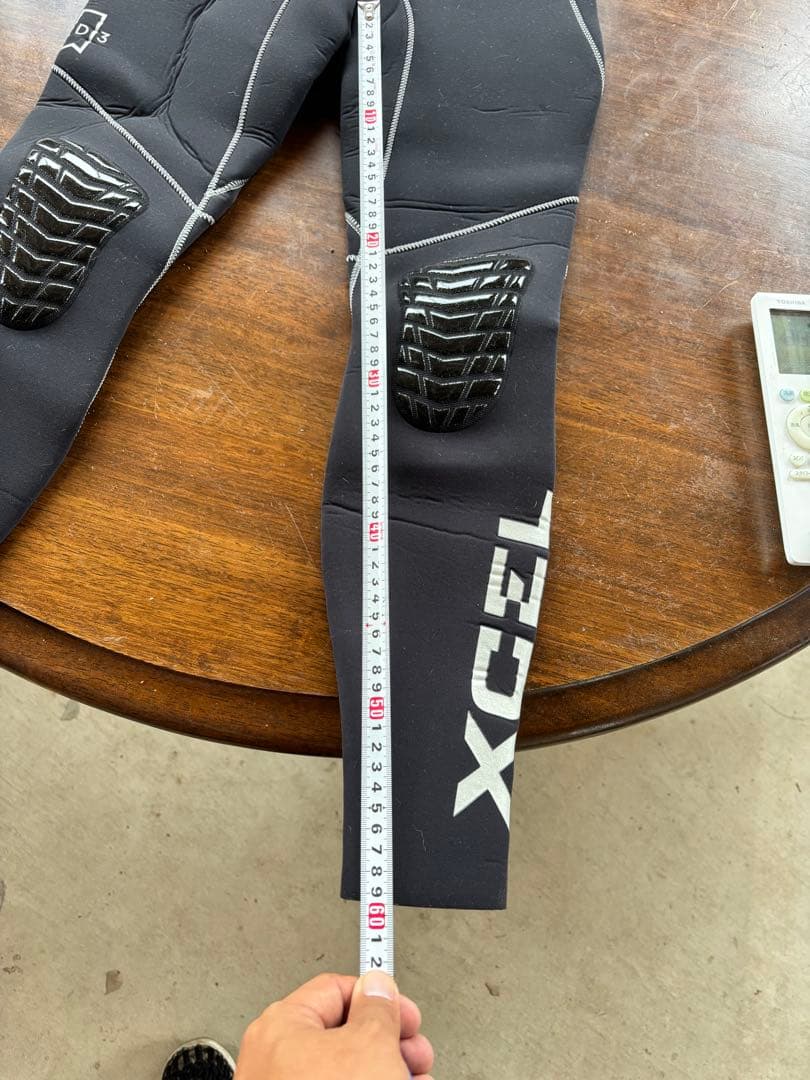 xcel エクセルD3 シーガルウェットスーツ ブラック