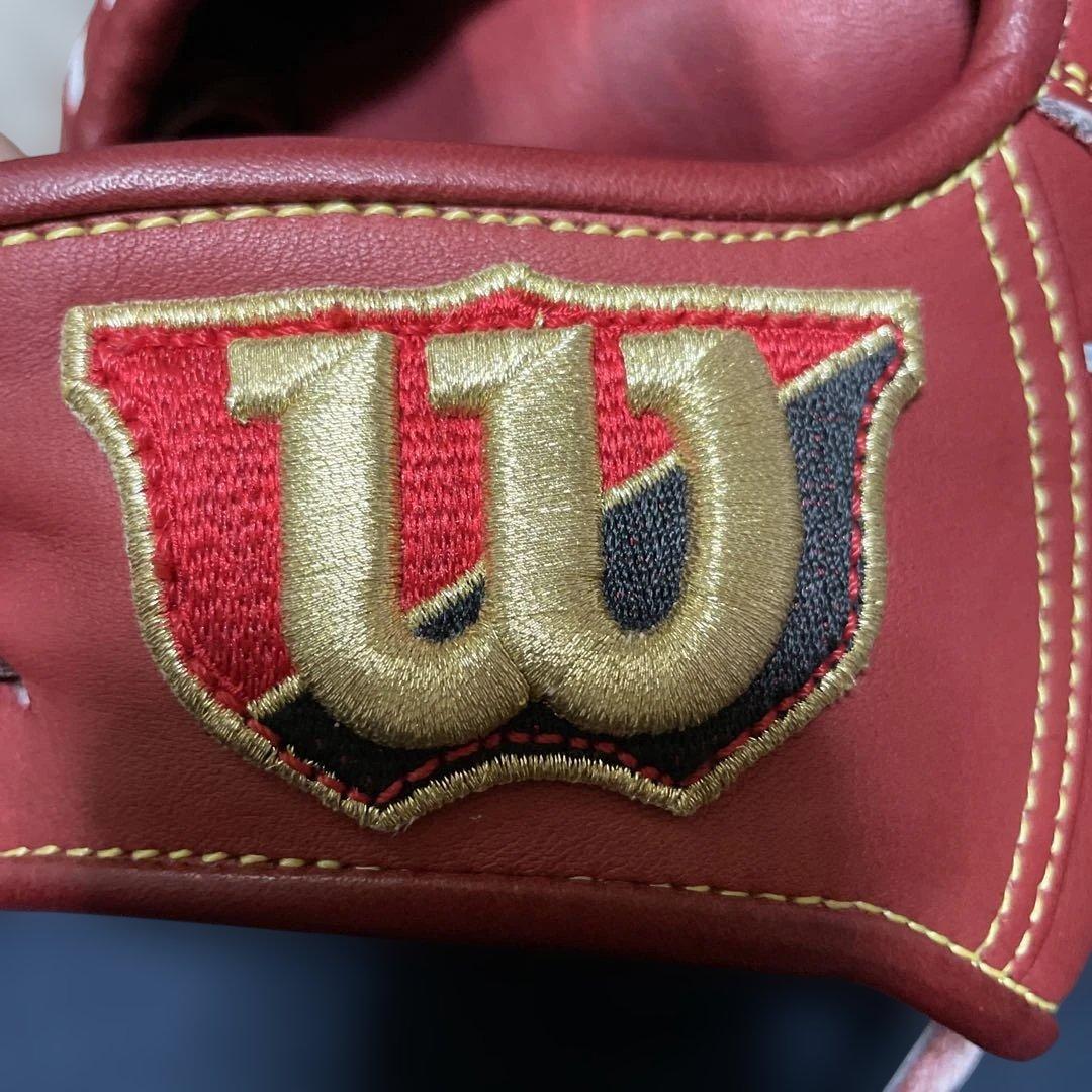 K*7様 Wilson 硬式グローブ 赤50型ウィルソングローブ袋付き