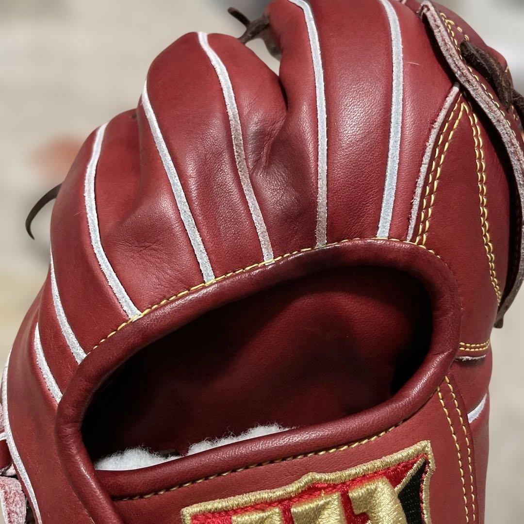 K*7様 Wilson 硬式グローブ 赤50型ウィルソングローブ袋付き