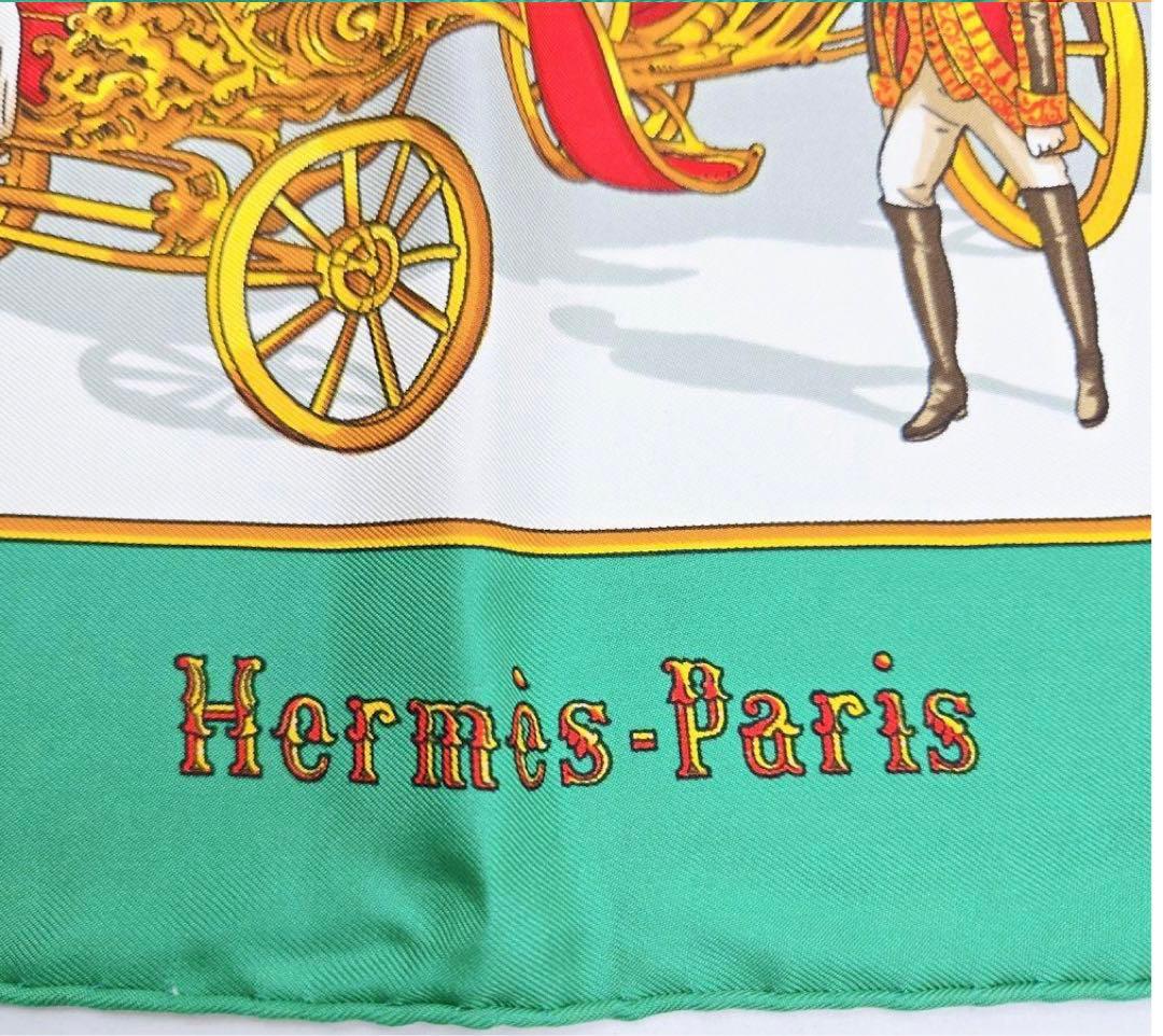 HERMES エルメス カレ モスクワ大行進 グリーン 美品⭐️ 平日限定価格