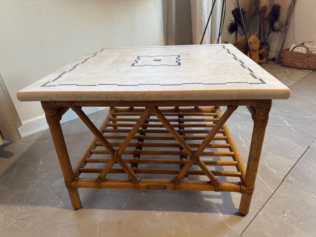 lila.CASABLANCA モザイクデザイン センターテーブル