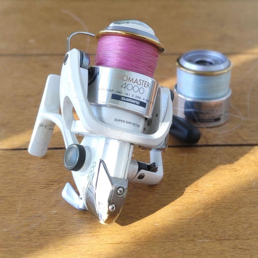 SHIMANO シマノ バイオマスター 4000 スピニングリール 替スプール付