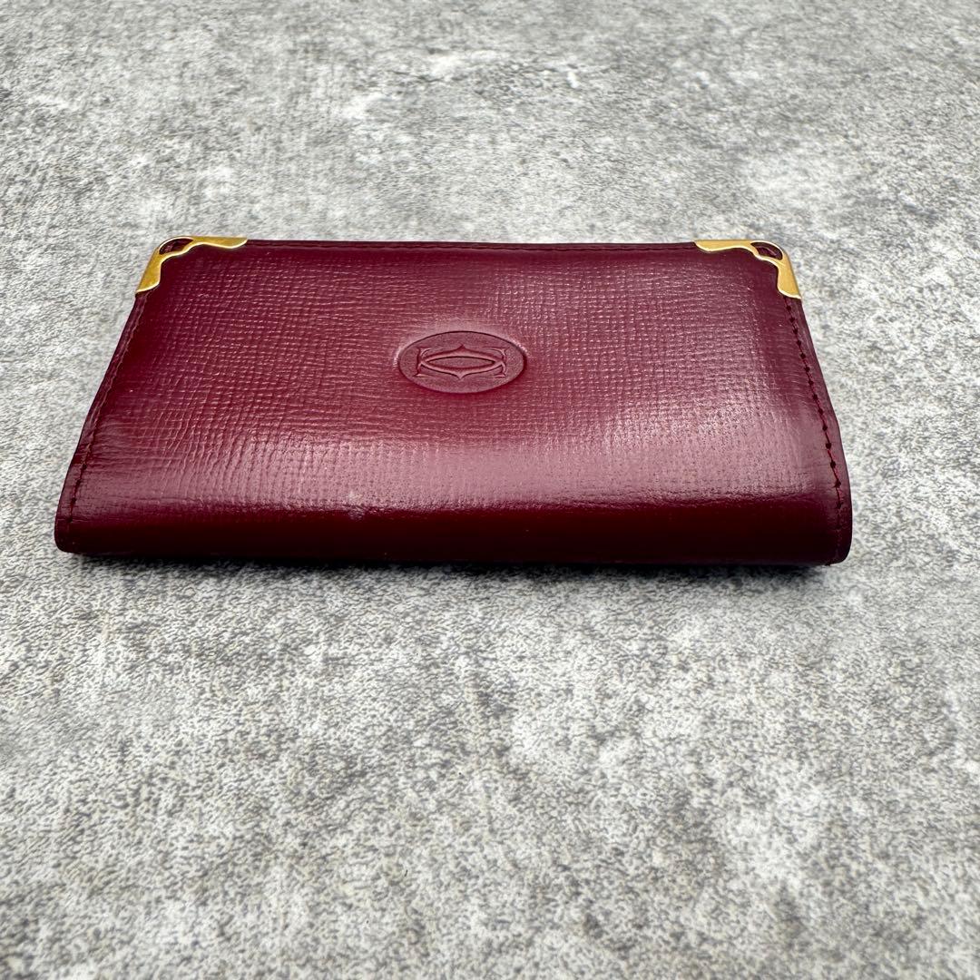 小物 Cartier Must de Cartier Leather Key Case