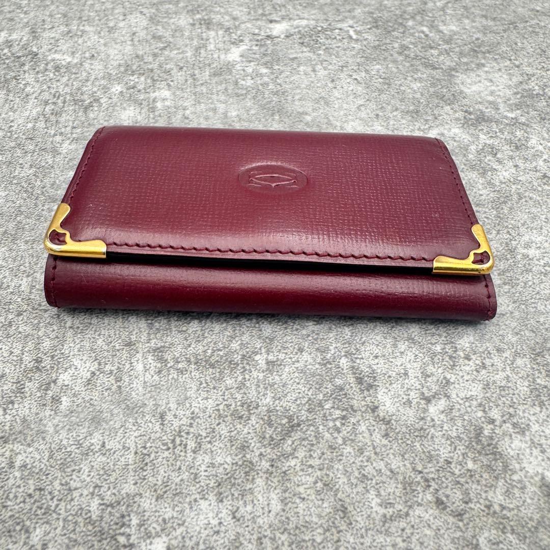 小物 Cartier Must de Cartier Leather Key Case