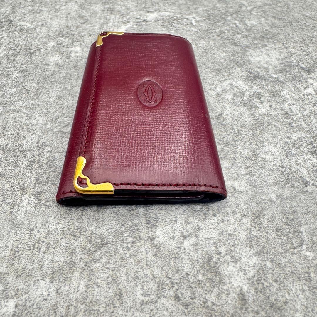 小物 Cartier Must de Cartier Leather Key Case