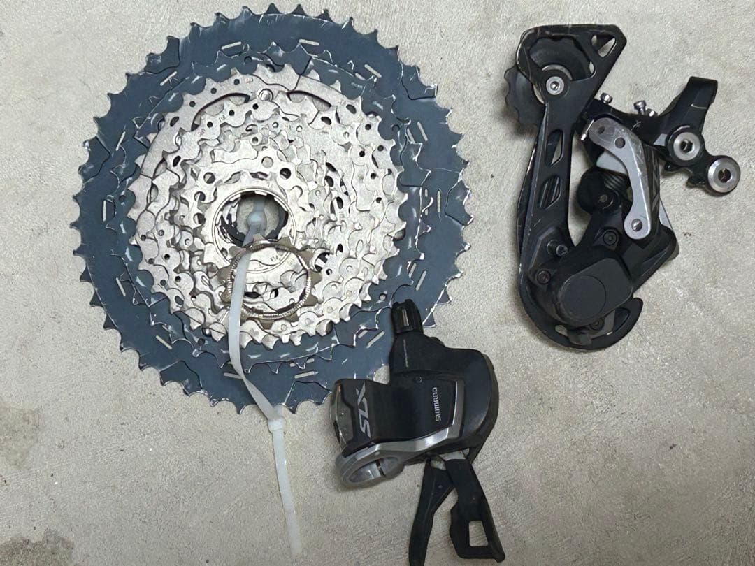 Shimano SLX 11速カセット・リアディレイラーセット　mtb