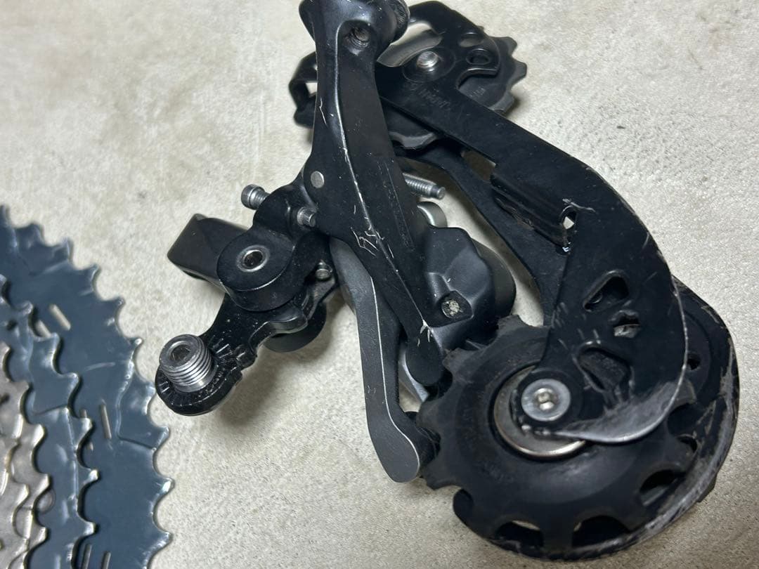 Shimano SLX 11速カセット・リアディレイラーセット　mtb