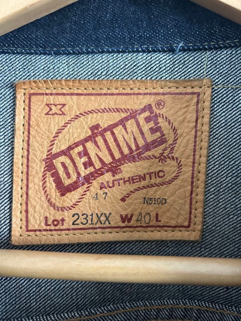 ドゥニーム DENIME 231XX-47 デニムジャケット 40