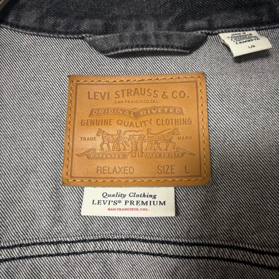 美品✨Levi's デニムジャケット　1st セットアップ　黒　W31 L30
