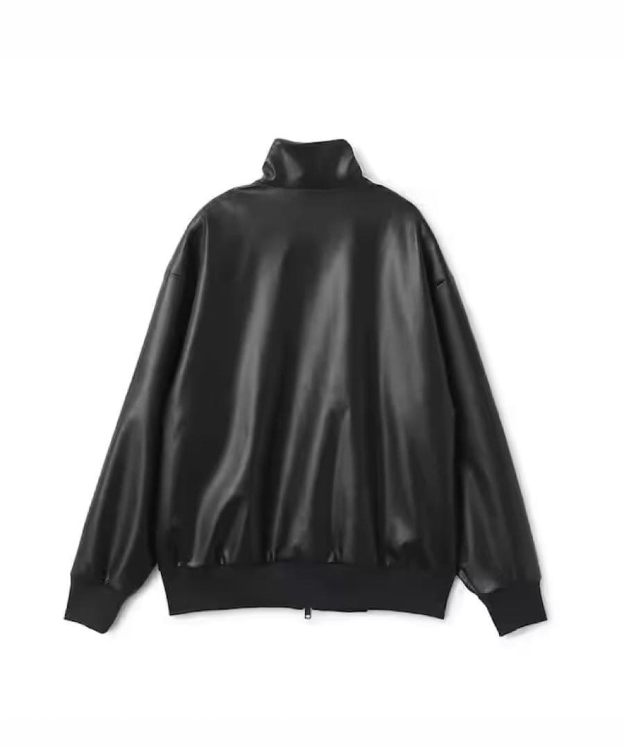 新品2XL】窪塚洋介 アディダス フェイクレザージャケットトップ プレザー3S黒