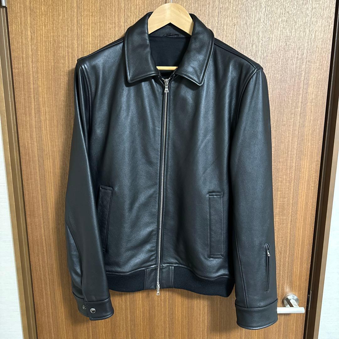 SOPH LEATHER ZIP JACKET レザー ジップ ジャケット L