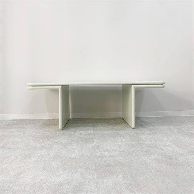 STH@様　SALE!!オールドカリモクホワイトセンターテーブル