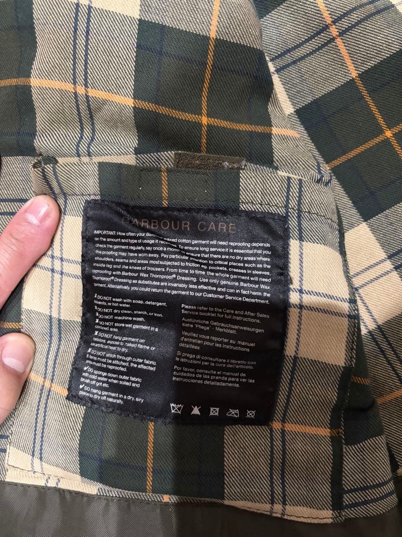 Barbour ジャケット　クラシックビディル