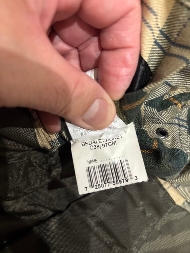 Barbour ジャケット　クラシックビディル