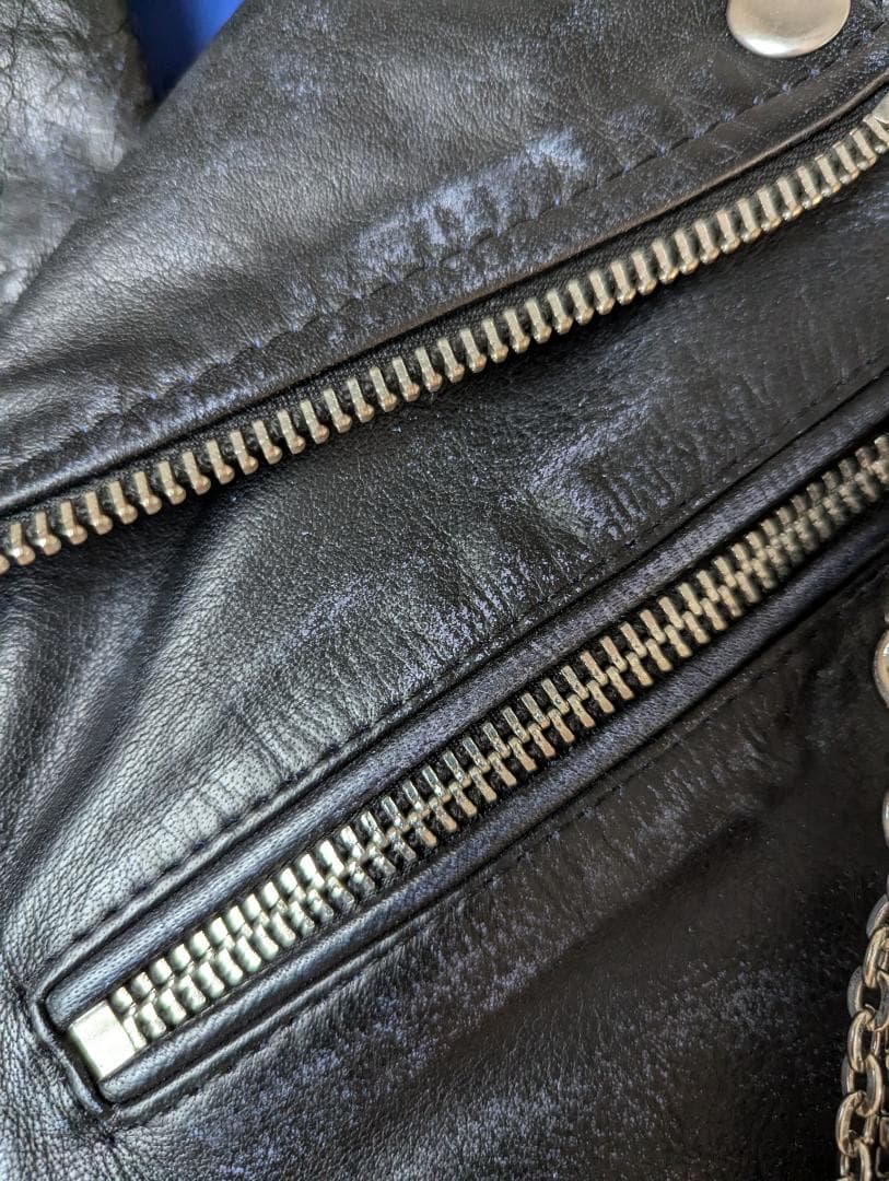 未使用 ＤＩＥＳＥＬ　レザー　ライダース　ジャケット　スタッズ　ディーゼル
