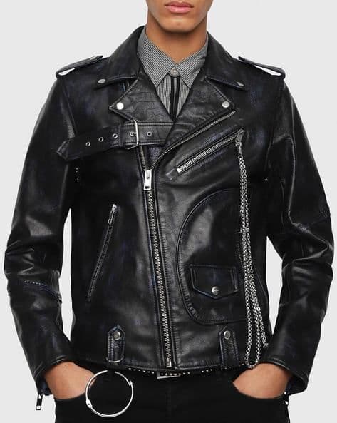 未使用 ＤＩＥＳＥＬ　レザー　ライダース　ジャケット　スタッズ　ディーゼル