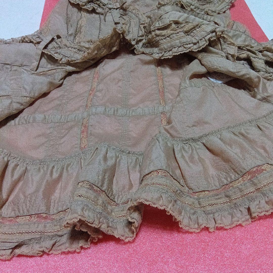 美品✨️ PINK HOUSE（ピンクハウス）フリル付きノースリーブベスト