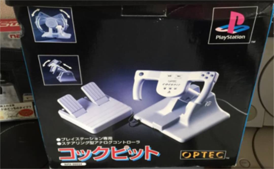 コックピット  ステアリング  アナログコントローラー  プレステ　本体