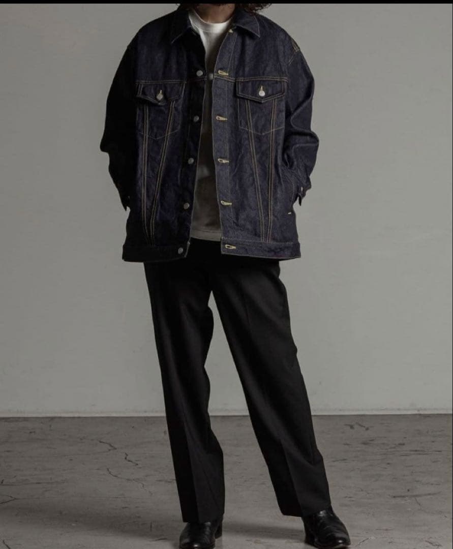 ジャケット・アウター Text NATURALINDIGO DENIMJACKET markaware