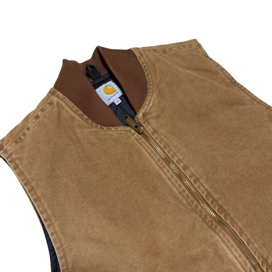 Carhartt カーハート ダックベスト ベージュ M　メキシコ製