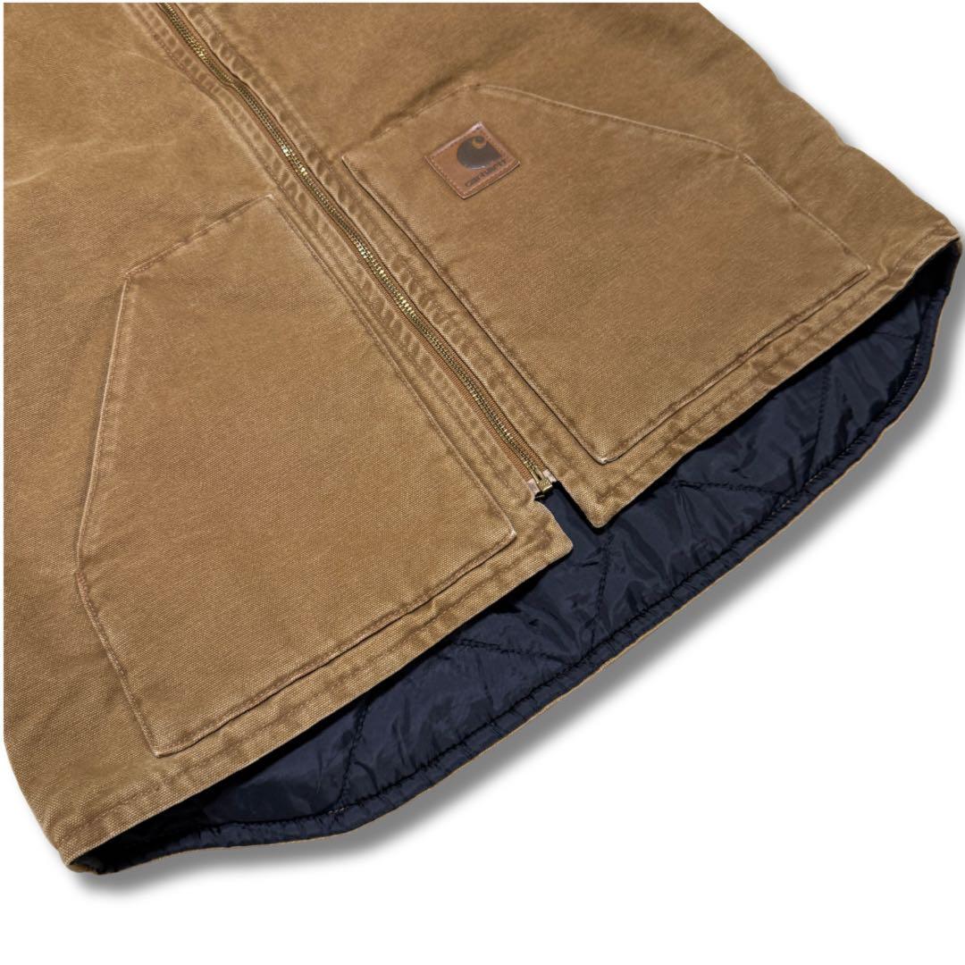Carhartt カーハート ダックベスト ベージュ M　メキシコ製