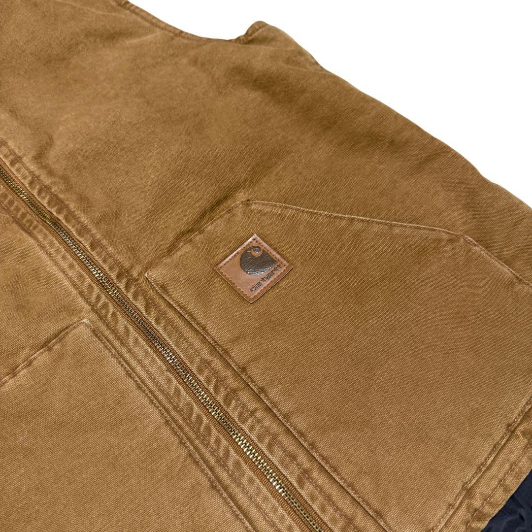 Carhartt カーハート ダックベスト ベージュ M　メキシコ製