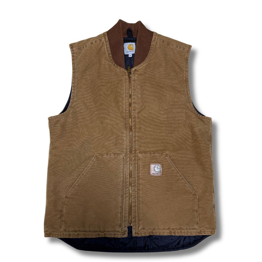 Carhartt カーハート ダックベスト ベージュ M　メキシコ製