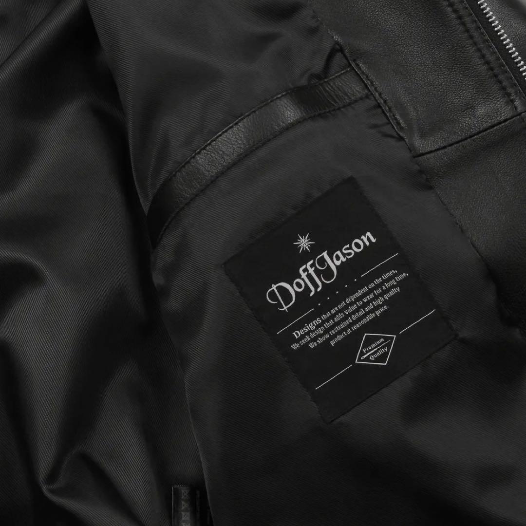 【yRRR34】DOFFJASON MUSINSA レザーボンバー