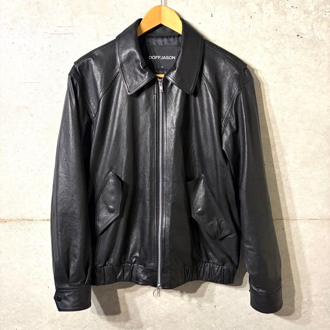 【yRRR34】DOFFJASON MUSINSA レザーボンバー