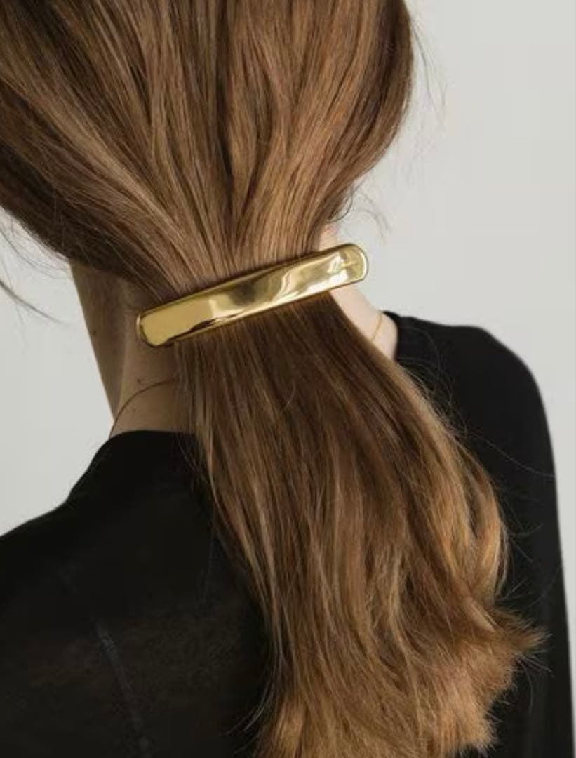 完売 LETICIA Gold バレッタ