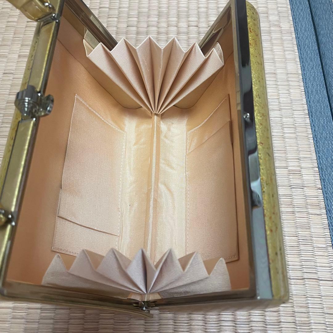ゴールド 和装用　バッグ　草履　セット　日本　浴衣　成人式