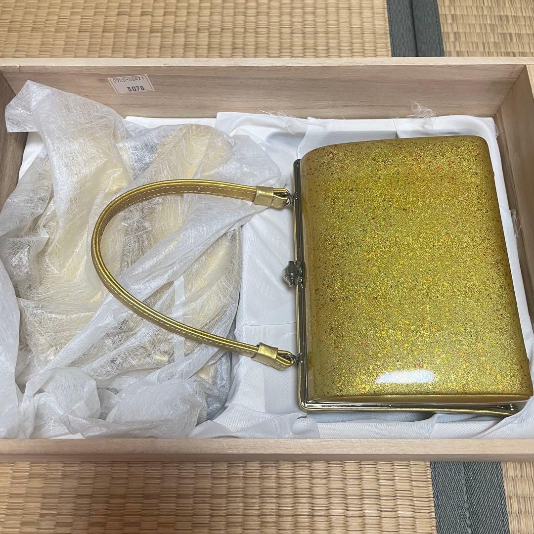 ゴールド 和装用　バッグ　草履　セット　日本　浴衣　成人式