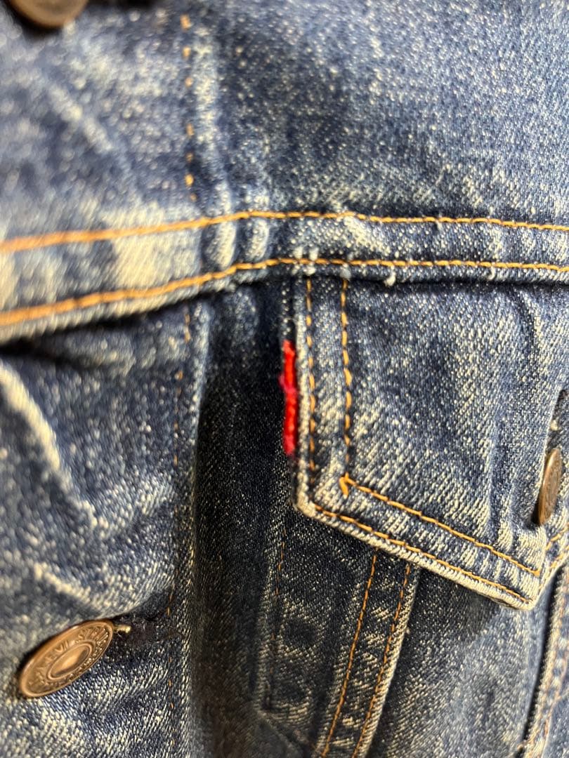 70s VINTAGE LEVI'S デニムジャケット42 70505 ケアタグ