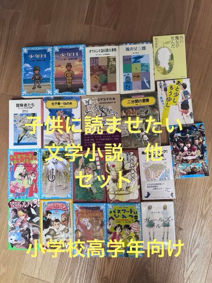 中学受験　小学生　お勧め　文学・小説 コレクション 21冊　青い鳥文庫　高学年