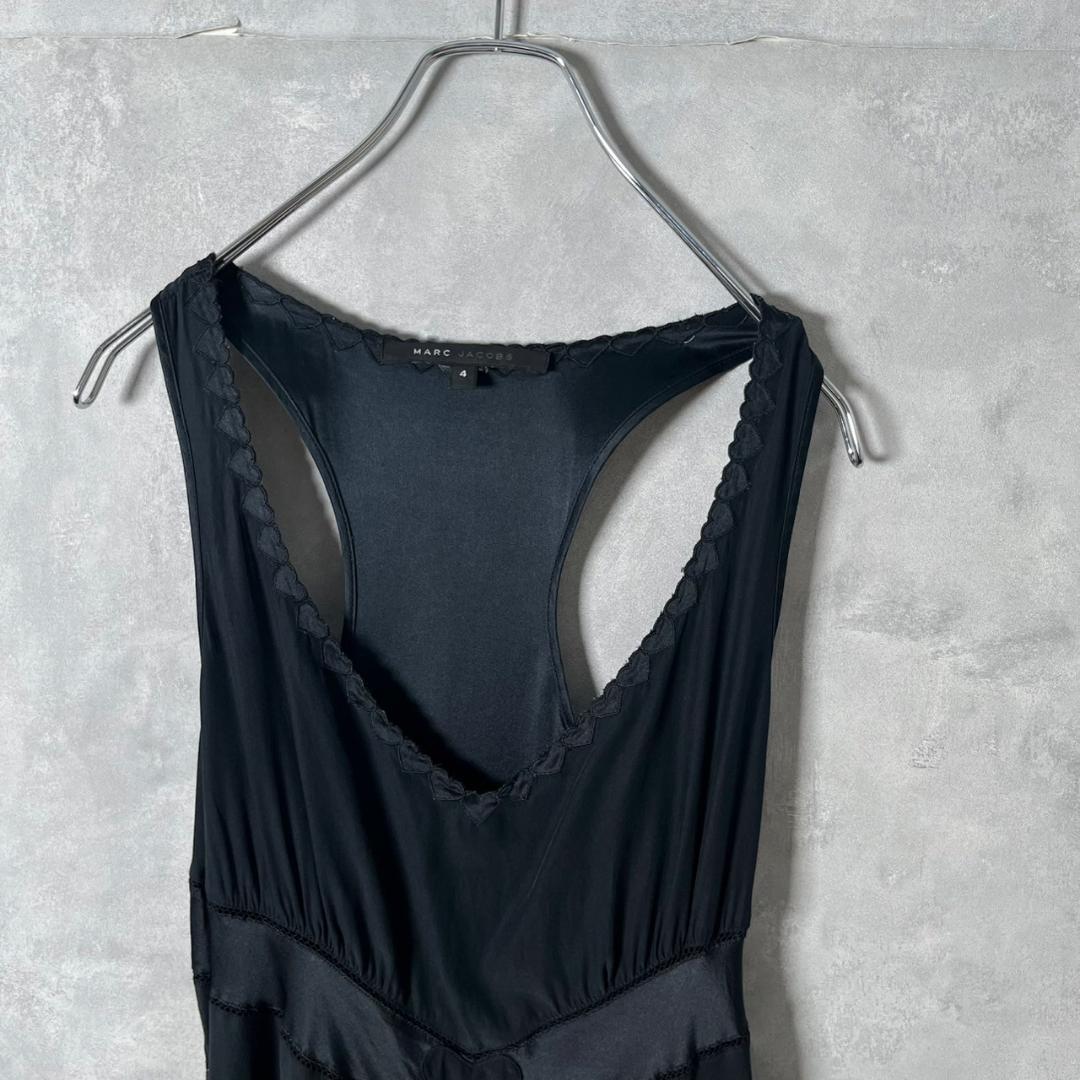 MARC JACOBS ハート デザイン シルク ドレス ワンピース N994