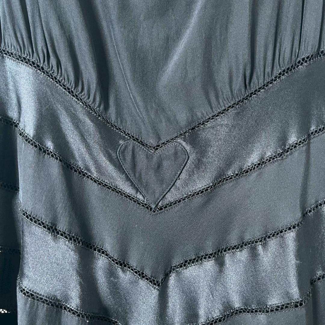 MARC JACOBS ハート デザイン シルク ドレス ワンピース N994