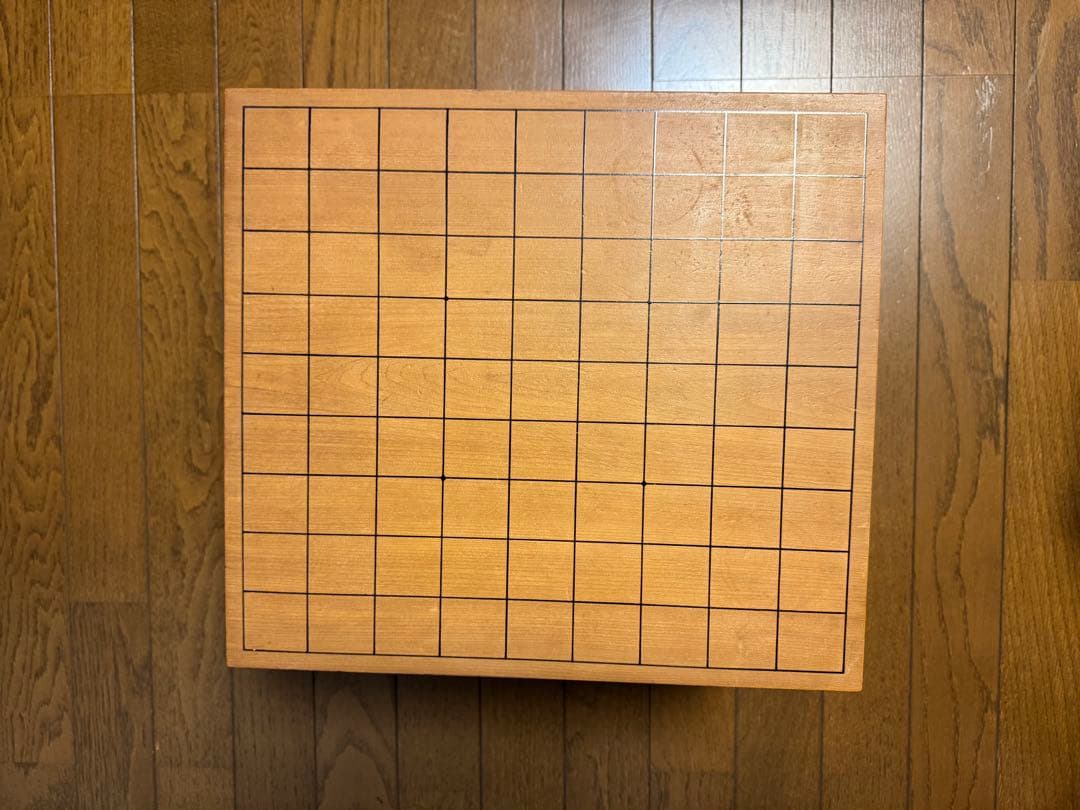 将棋盤　足付き　へそ付き　天童
