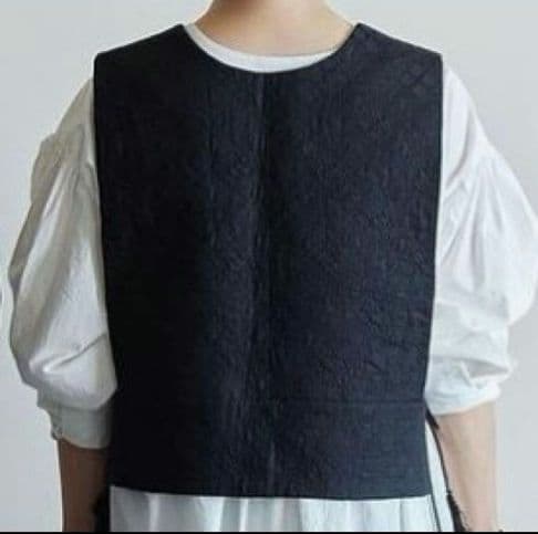 堀川　波　kiki 2way キルト刺繍ベスト