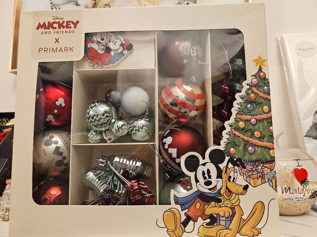 海外限定品☆ディズニー　ミッキー　ミニー　クリスマスオーナメント☆