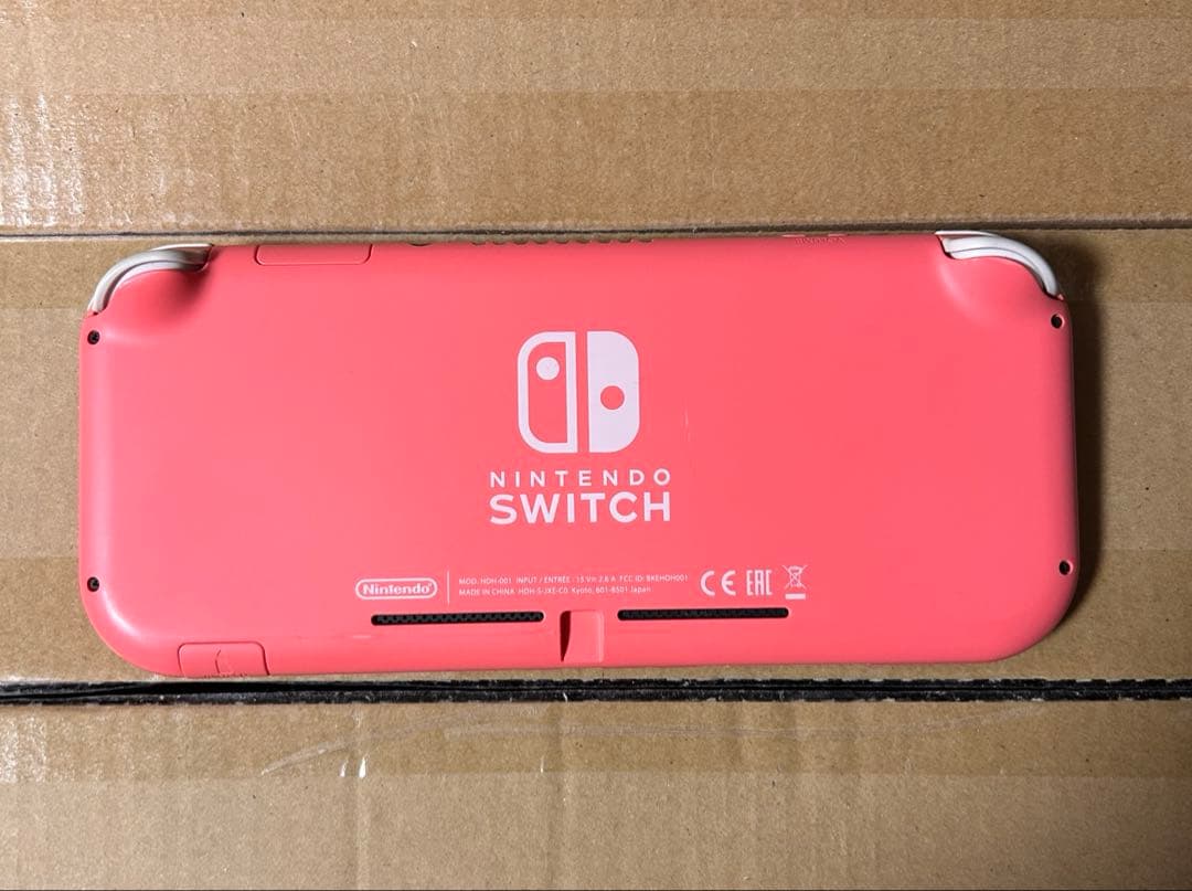 Nintendo Switch Lite ピンク 本体　動作確認済　SDカード付