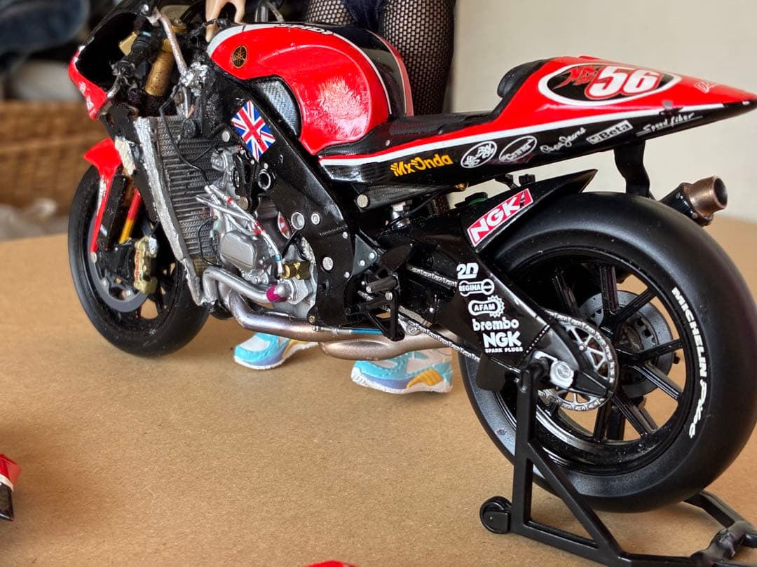 1/12Yamaha ミニチャンプスYZ R–M1ジャンク