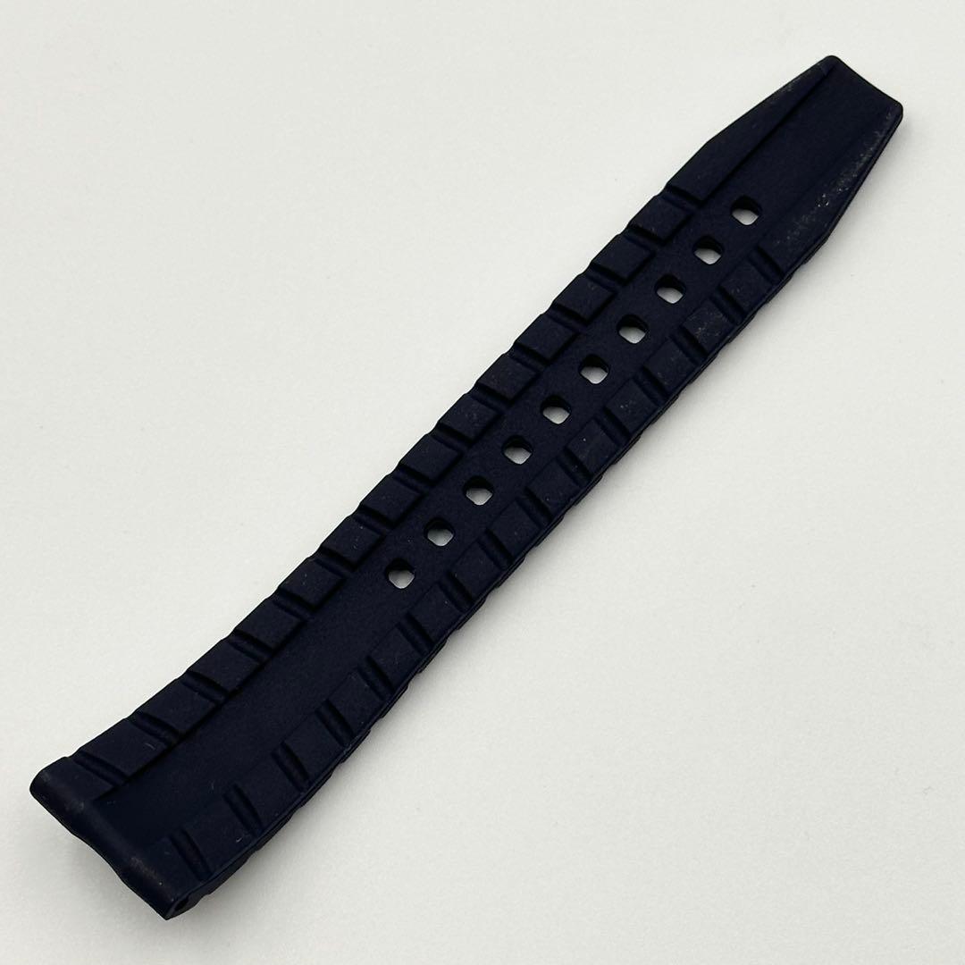 グランドセイコー 純正 交換用 ラバーベルト 約21mm ネイビー